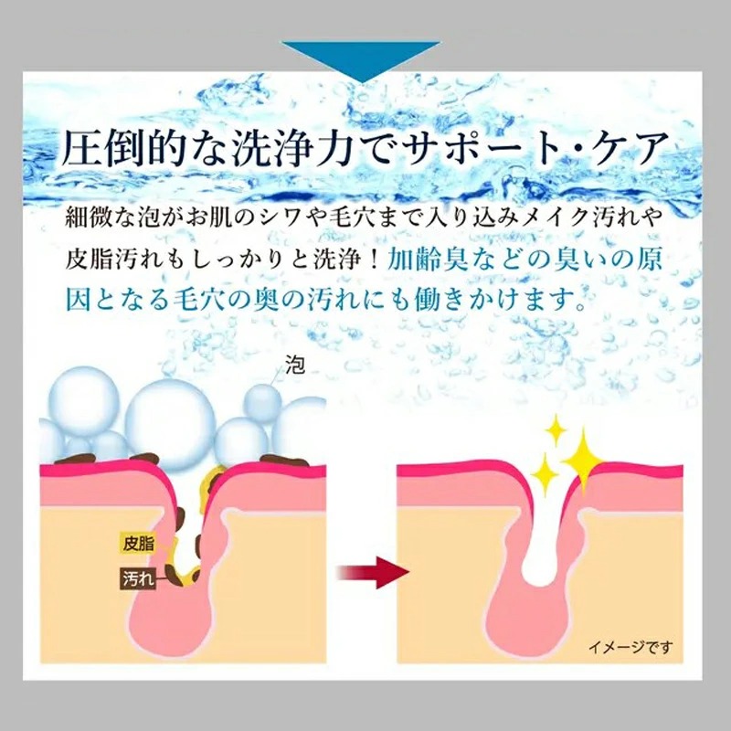 パワフルな洗浄力